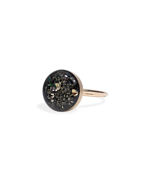 Kate Koel Black Statement Galaxy Ring
