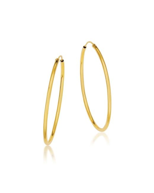 Preeti Sandhu Metallic Lunar Hoops