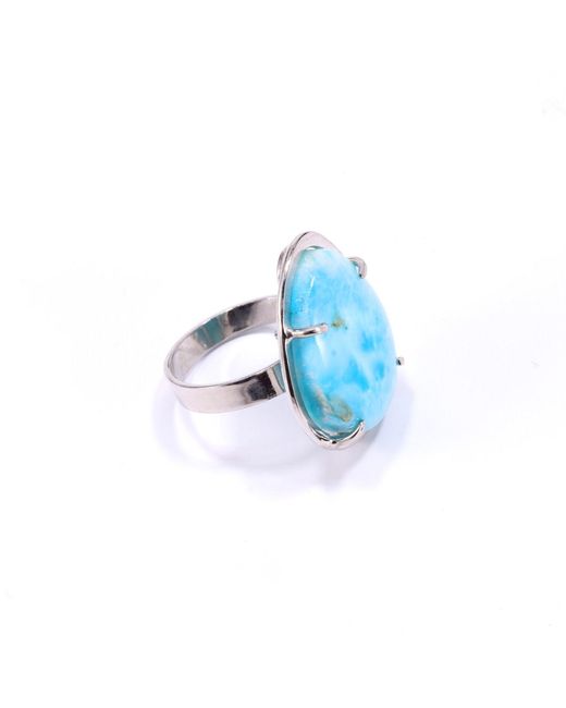 Mineralgems•Studio Blue Larimar Ocean Ring Fail