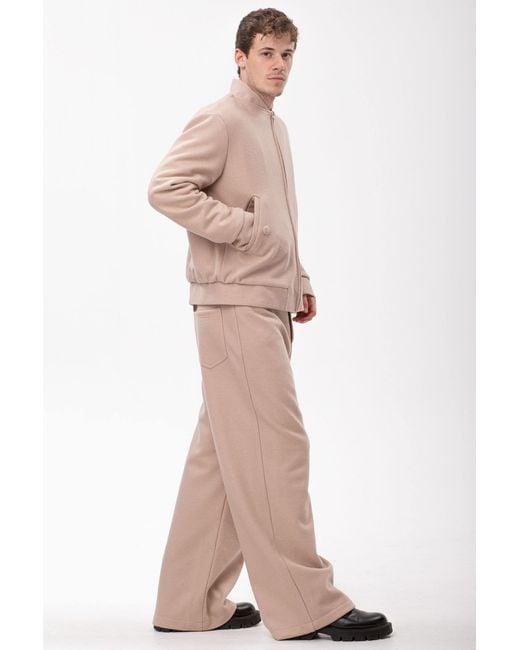 Maison Bogomil Pink Bomber Jacket for men