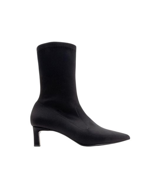 Prologue Shoes Black Lewin Stretch Pointed Toe Stiletto Boot