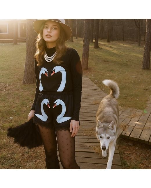 Noblesse Oblige Black Swan Cami