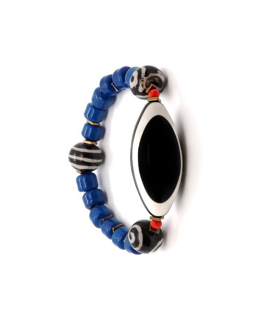 Ebru Jewelry Third Eye Blue Tibetan Bracelet