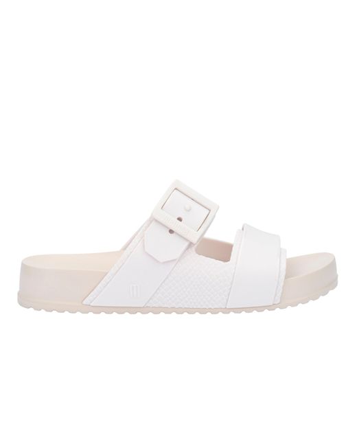 Melissa White Neutrals Cozy Connection Slide
