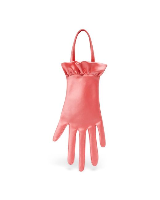 Lulu Guinness Pink Satin Hand Bag