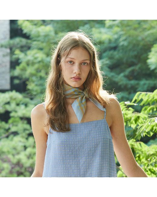 Ana Maison Blue Here And There Handkerchief