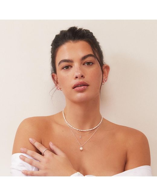 Lily & Roo Metallic Beaded Seed Pearl Choker