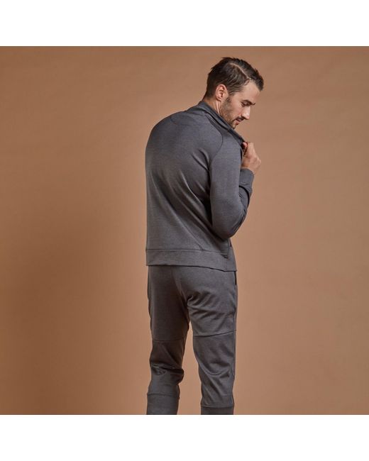 NUMBAT Gray Performance Jacket Full Zip for men