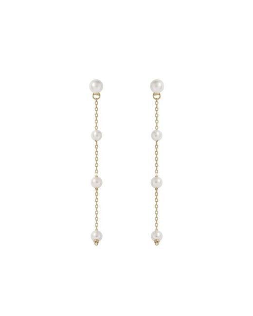 Lisa&Co. White Earrings Pearl Drip Drop