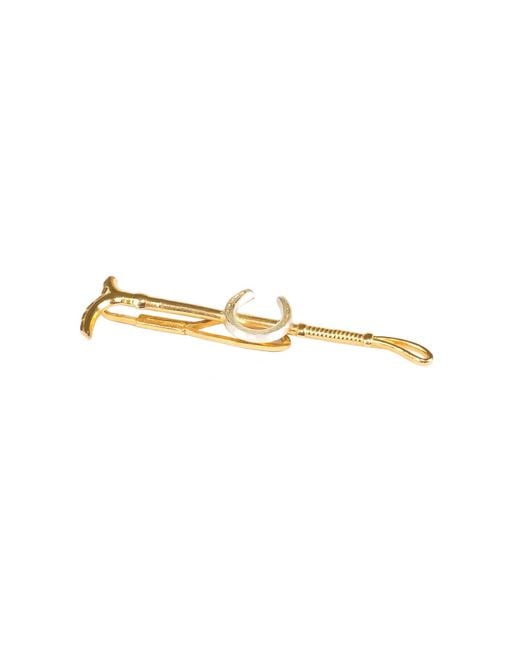Simon Kemp Jewellers Metallic Horseshoe Tieclip Tieslide for men
