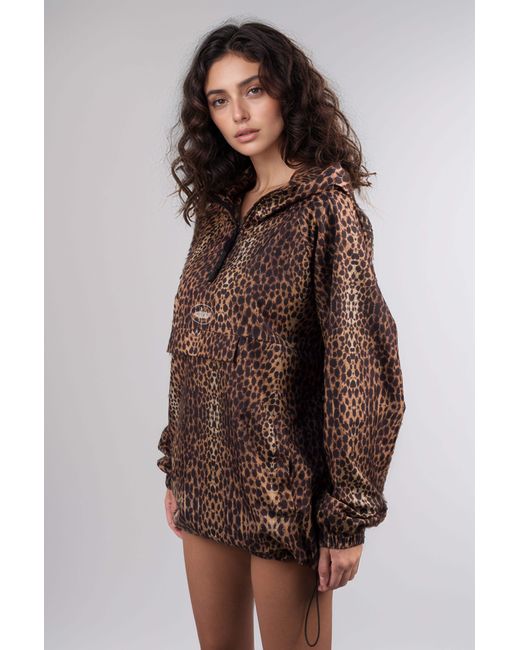 mysimplicated Brown Water Repellent Windbreaker