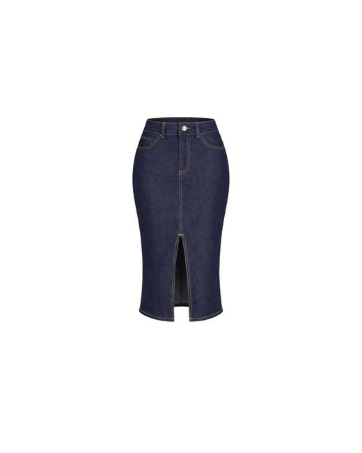 Maui X Lolita Blue Bronte Denim Corset Skirt