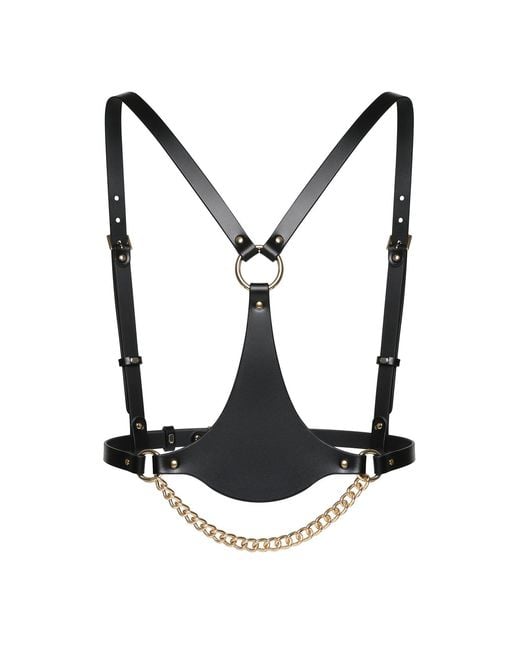 Haute Cuir Black Aveline Leather Body Harness