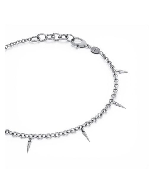 Linda Fiore Metallic Horn Bracelet Sterling