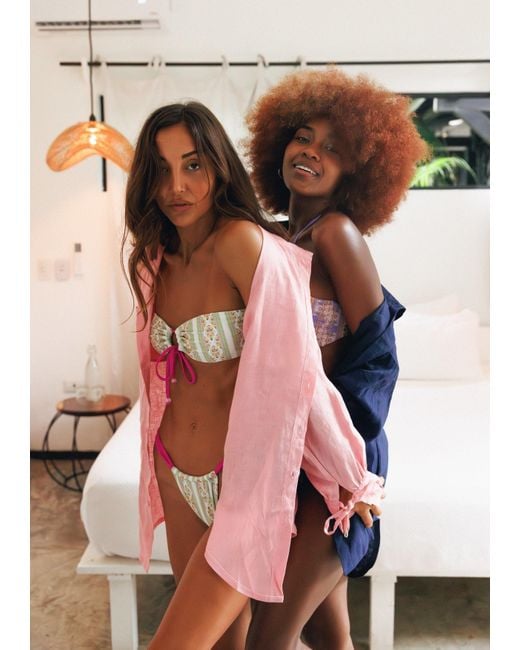 Lessea Pink Linen Cloud