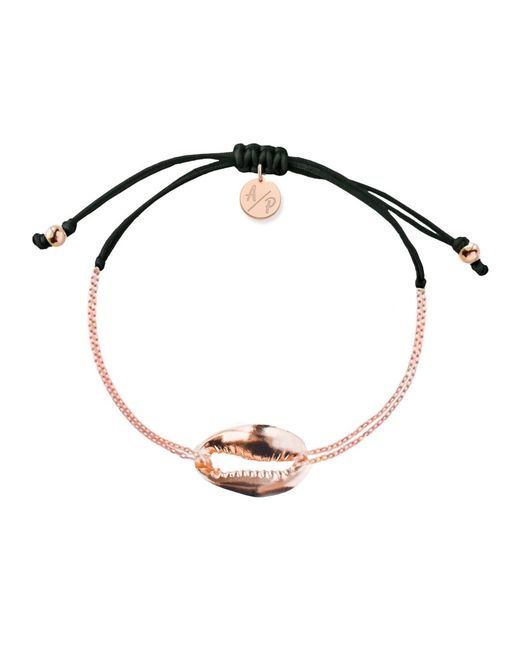 Adriana Pappas Designs Metallic Mini Metal Shell Chain Bracelet