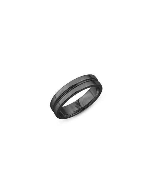 SALLY SKOUFIS Black Infinito Ring for men