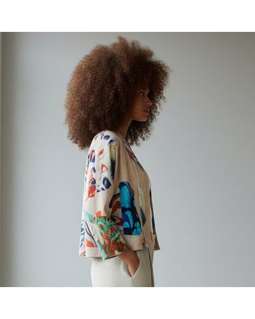 ARTISTA Blue Clearwater Velvet Cardigan