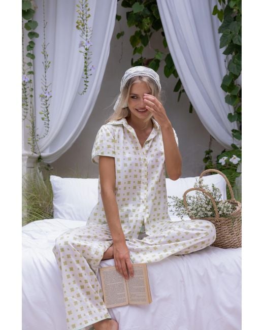 Love Letters X White Yasmina Pyjama