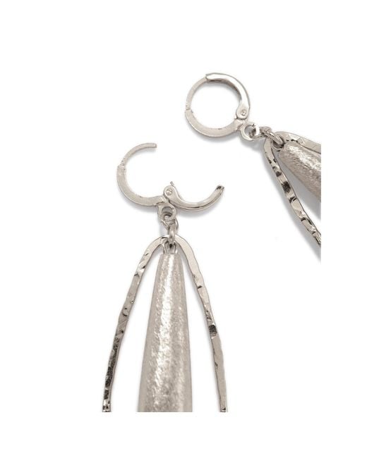 Jaredjamin Metallic Zeppelin Hailey Leverback Earrings