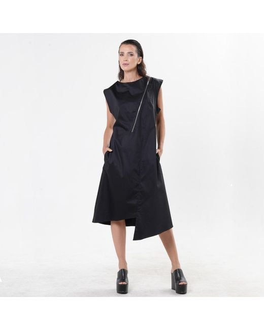 Metamorph Blue Midi Cotton Dress