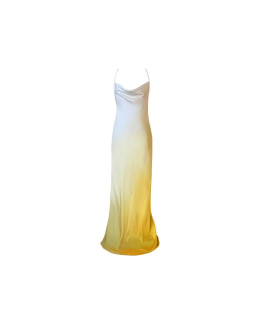 GIGII'S Yellow Tulip Dress
