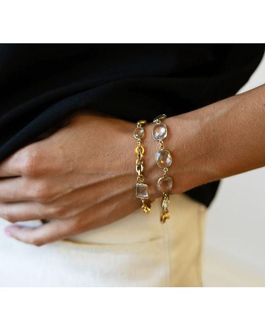 Loni Paul Jewelry Blue Quartz Crystal Bracelet