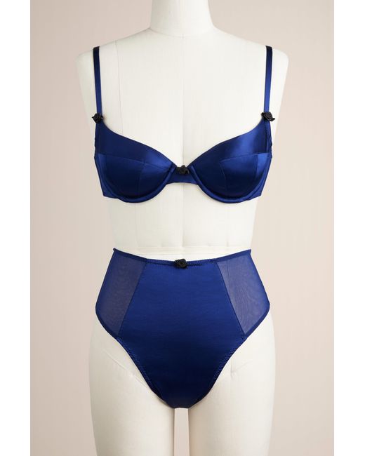 Scarlett Gasque Blue Dorothy High-Waist Brief