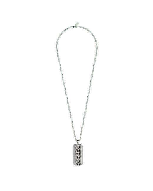 Charlotte's Web Jewellery Metallic Sterling Silver Celtic Knot Pendant Necklace for men