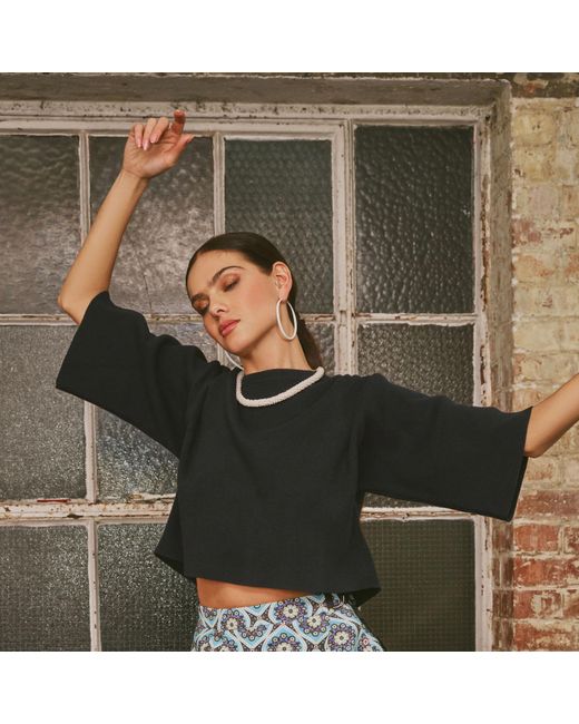 Emma Wallace Blue Raisa Top