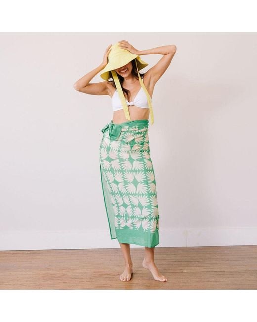 SUNSHINE TIENDA Yellow Lemonade Shell Beachy Bucket Hat