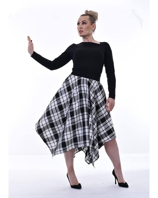 Frock Tales Blue Avalon Asymmetric Top