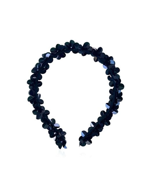PINAR OZEVLAT Blue Yasmine Headband
