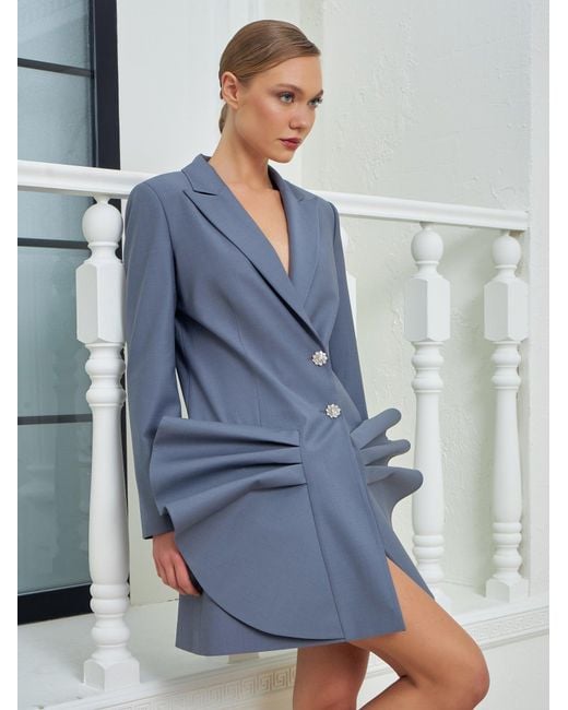 Lumina Eligma Blue The Alien Blazer Dress