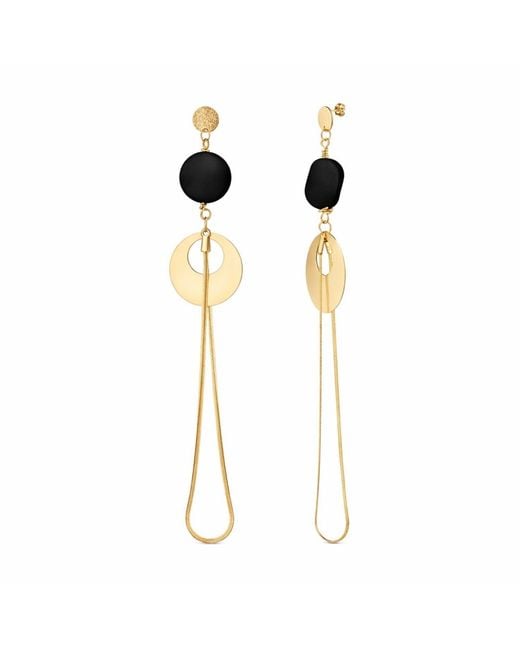 Rejected Hearts Club Yellow Coco Alter Ego Dangle Snake Chain Earrings