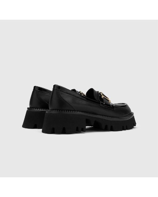 Ilvi Black Anto Patent Leather Loafer