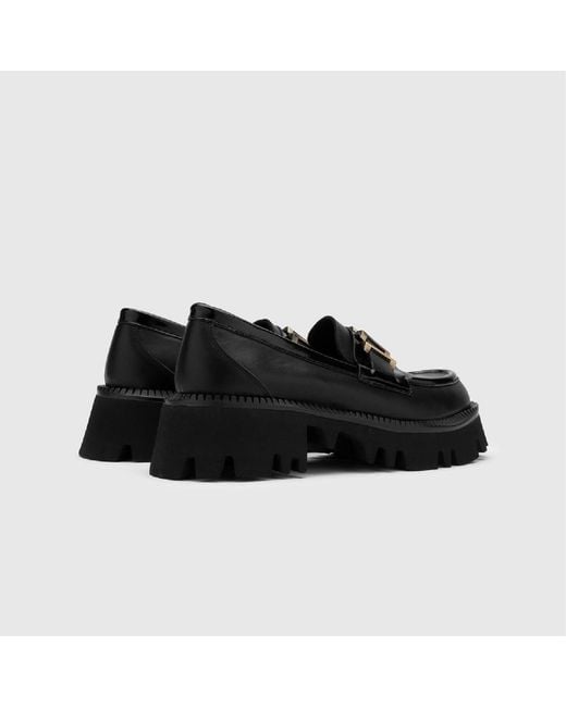 Ilvi Black Anto Patent Leather Loafer