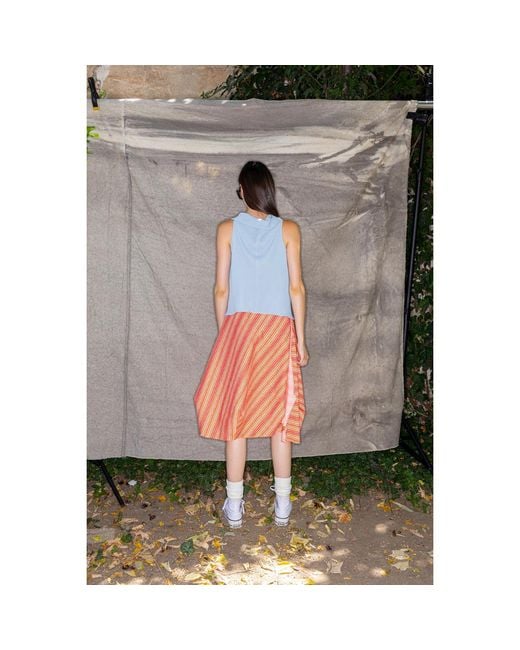 Bianca Popp Orange Wrapped Skirt