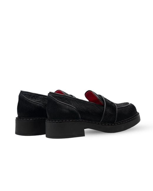 Rosamund Muir London Black Stratford Calfhair Loafers