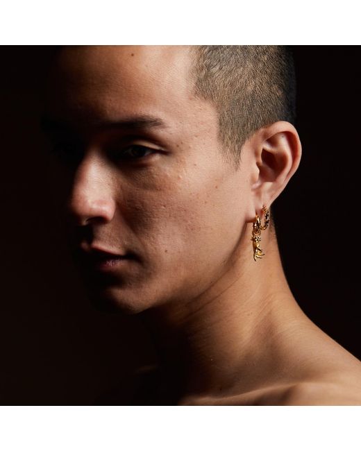 Kasun Metallic Hand Of The Protector Earrings