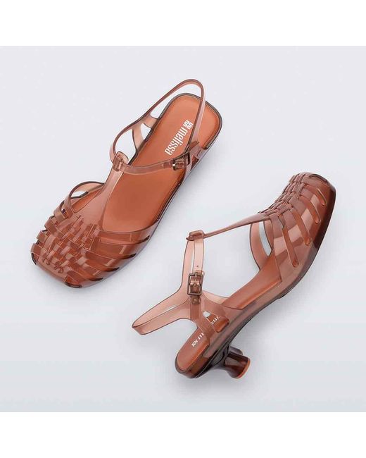 Melissa Pink Vixen Kitten Heel