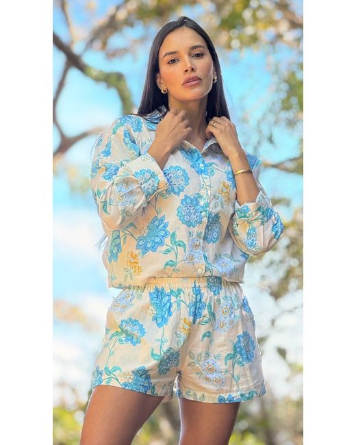 Bindu Blue Robi Blouse