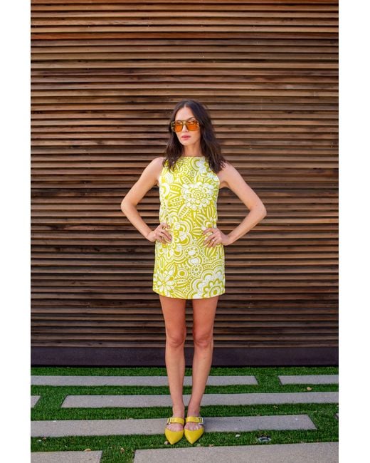 Jennafer Grace Green Penelope Mini Dress