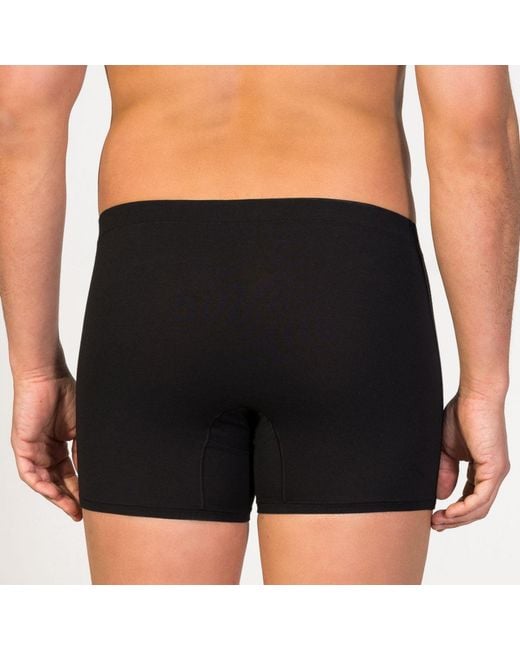 Zd - Zero Defects Black Heracles Fly Front Boxer – Maximum Softness For Sensitive Skin for men