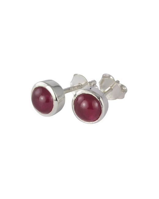 The Jewellery Store London Purple July Birthstone Earrings – Ruby