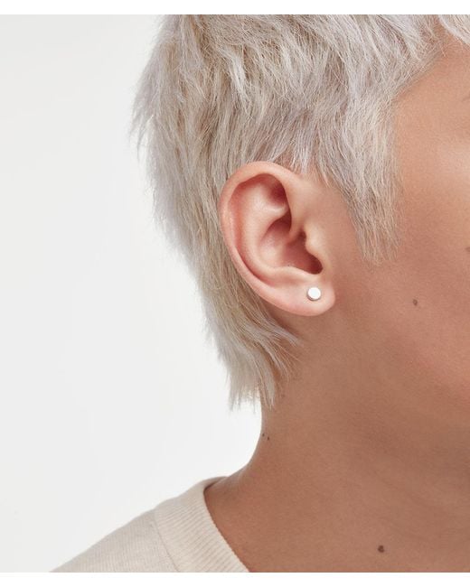 Onia Metallic Round Studs