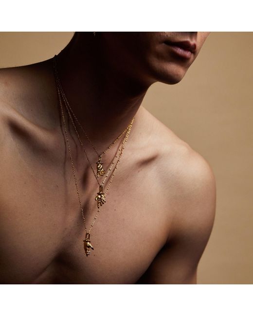 Kasun Metallic Hand Of The Protector Pendant