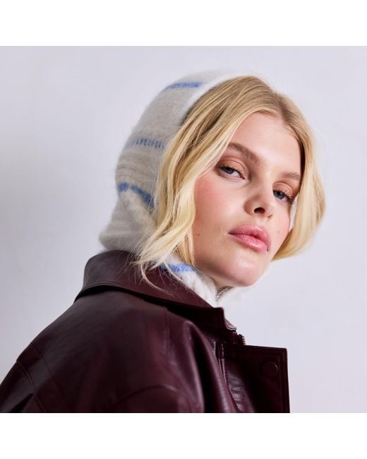 Arctic Fox & Co. White The Alpaca Zip Balaclava