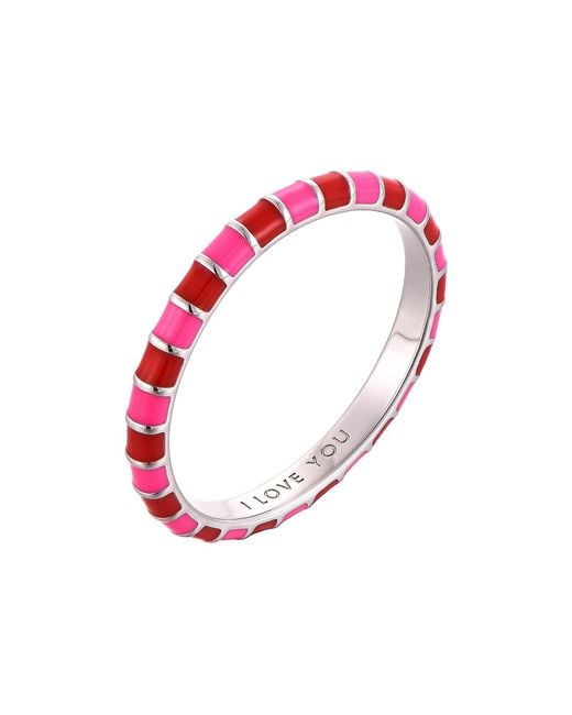 Pinnole Pink Thin Ring