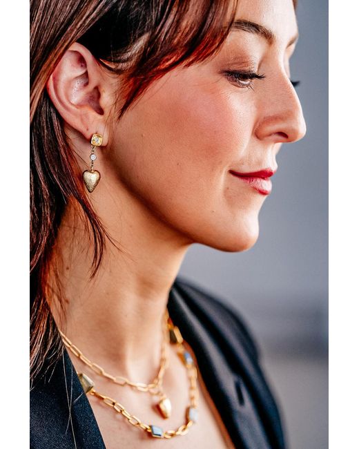 Loni Paul Jewelry Metallic Delicate Heart Necklace
